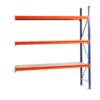 Longspan shelving 2000 x 2000 x 600 3 x Levels C/W Timber inserts Extension bay