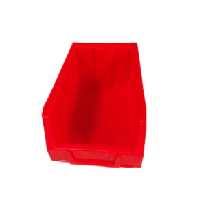Alternative view of Stackable Storage Warehouse Bin Red (123x144x237mm) 38 units/box