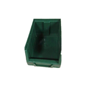 Alternative view of Stackable Storage Warehouse Bin Green (82x105x167mm) 48 units/box